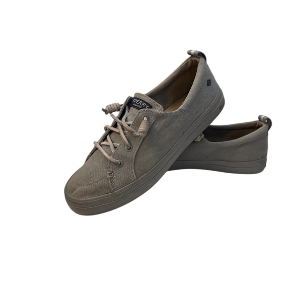 Sperry Grey Canvas Sneakers 🩶 - Picture 1 of 9